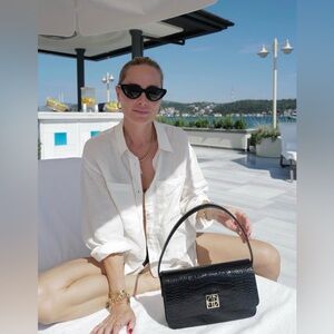 Anine Bing Elly Shoulder Bag - black